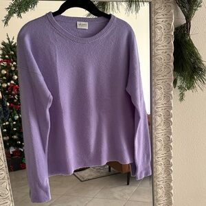 Ron Herman Cashmere Lavender Sweater